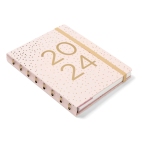 Filofax Confetti Rose Quartz A5 plánovač 2024