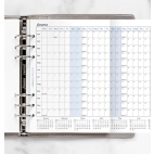 Filofax horizontální kalendář 2025 plánovací AJ - A5