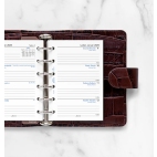 Filofax kalendář kapesní 2025 ČJ+SJ týden/2 stránky