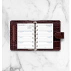 Filofax kalendář kapesní 2025 ČJ+SJ týden/2 stránky