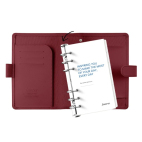 Filofax Saffiano Dark Cherry Osobní vínový diář