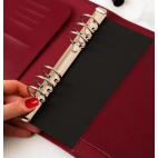 Filofax Saffiano Dark Cherry Osobní vínový diář