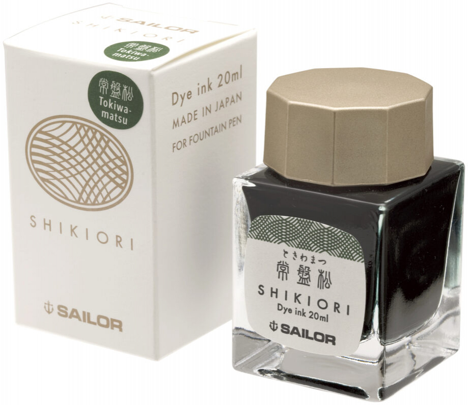 Sailor Shikiori Tokiwa-Watsu zelený inkoust 20 ml