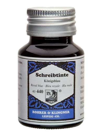 Rohrer and Klingner Rohrer & Klingner Royal Blue lahvičkový inkoust modrý 50 ml