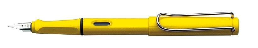 Lamy Safari Shiny Yellow, plnicí pero