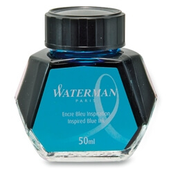 Waterman South Sea Blue, světle modrý lahvičkový inkoust