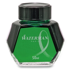 Waterman Green, zelený lahvičkový inkoust