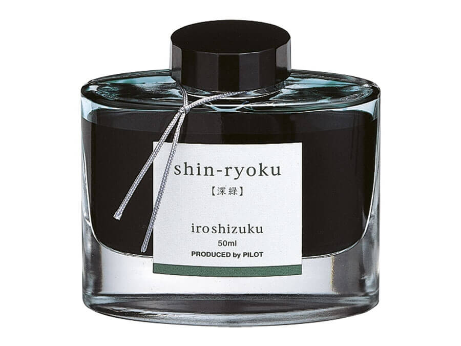 Pilot Iroshizuku Shin-Ryoku - Forest Green, lahvičkový inkoust