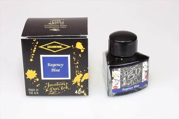 Diamine Anniversary Regency Blue 40 ml, lahvičkový inkoust