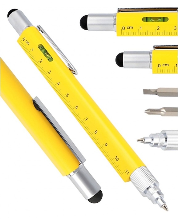 Online Tool Pen 6v1 Yellow multifunkční pero