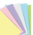 Filofax náhradní listy do zápisníků A5 - pastelové