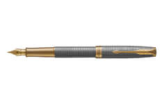 Parker Royal Sonnet Silver Chiselled GT 1502/5131489, plnicí pero