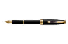 Parker Royal Sonnet Matte Black GT 1502/5131516, plnicí pero