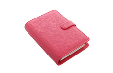 Filofax Saffiano A6 týdenní 2024 růžová