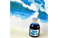 Inkebara LE Modrá mlžná lahvičkový inkoust 60 ml