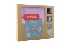 Filofax Blok s doplňky Clipbook Kit Pastel A5 fialová