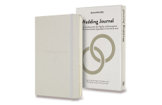 Moleskine Zápisník Passion Wedding Journal - tvrdé desky L, bílý A5, 200 listů 