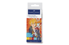 Levně Faber-Castell 6715 Shonen popisovač Pitt Artist Pen Manga 6 ks