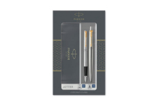 Parker Jotter Stainless Steel GT sada plnicí pero a kuličková tužka 1501/1563257