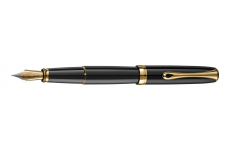 Levně Diplomat D40203023 Excellence A2 Black Lacquer Gold, plnicí pero