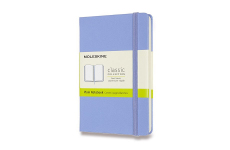 Levně Moleskine Zápisník tvrdé desky A6 čistý nebesky modrý