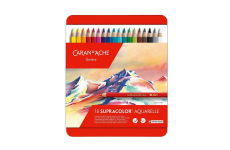 Caran d'Ache 3888.318 Supracolor umělecké akvarelové pastelky 18 ks