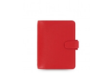 Filofax Saffiano A7 týdenní 2024 červený