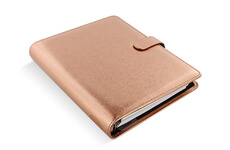 Filofax Saffiano A5 týdenní 2024 Rose Gold