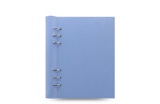 Filofax Clipbook Pastel kroužkový poznámkový blok A5 pastelově modrá