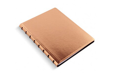 Levně Filofax Saffiano Rose Gold A5 zápisník