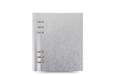 Filofax Clipbook Saffiano Metallic silver A5