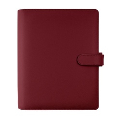 Filofax Saffiano A5 Dark Cherry diář vínový